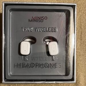 Miniso True Wireless Earbud Headphones - White